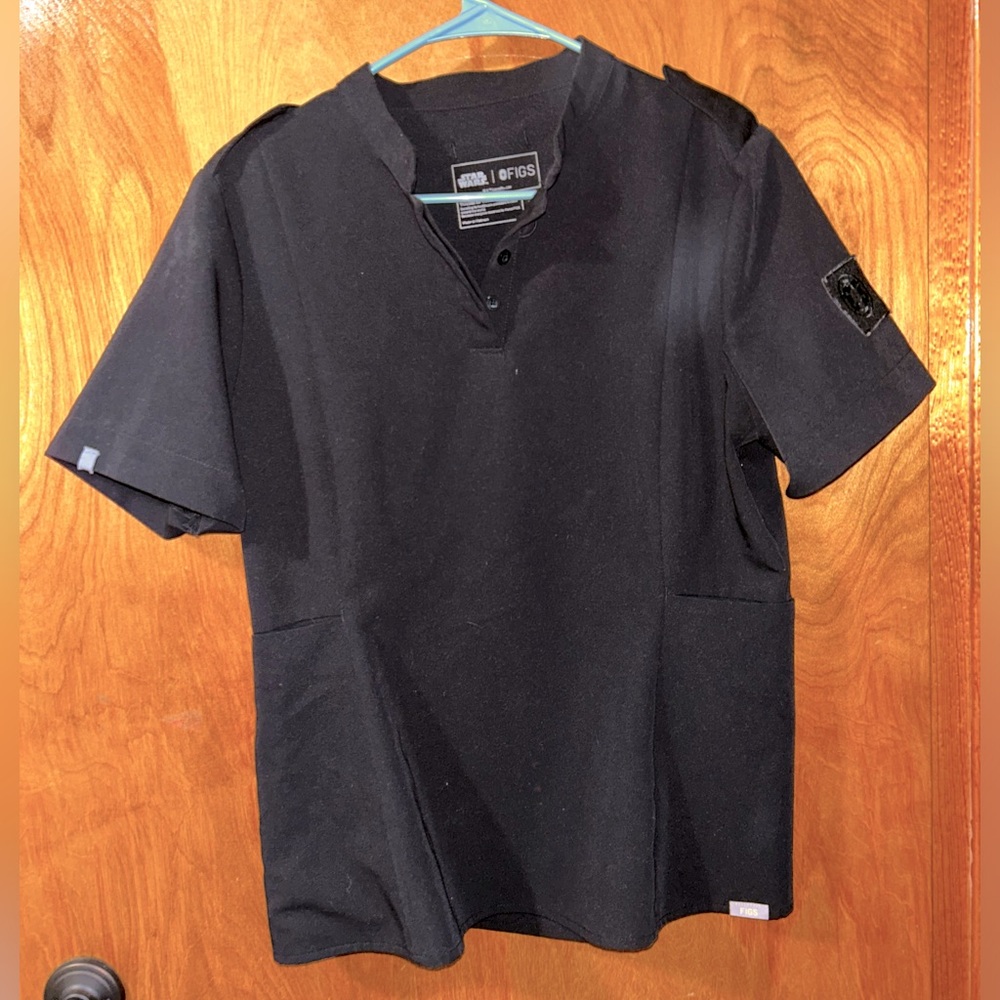 RARE! Figs Star Wars Dark Side Scrub Top - Limited Edition!